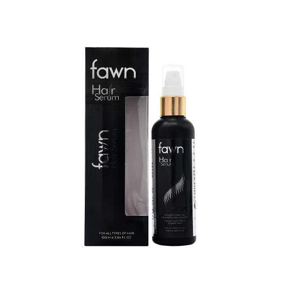 Product Name: Fawn Hair Serum, Compositions of Fawn Hair Serum are Argan Oil + Cyclopentasiloxane + Light Liquid Parraffin + Dimethicone + Phenyl Trimethicone + Cyclomethicone + Vitamin E + Olive Oil + Phyto Squalene + Silicon Oil + Isopropyl Myristate + TBHQ + CCTG + Perfume - Fawn Incorporation
