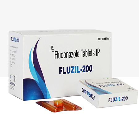 Product Name: FLUZIL 200, Compositions of FLUZIL 200 are Fluconazole Tablets IP - Mediquest Inc