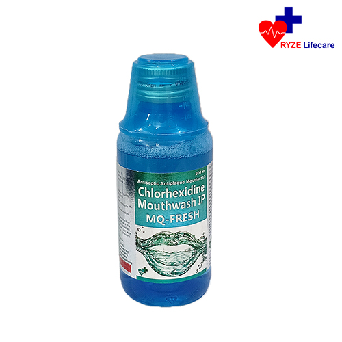 Product Name: MQ Fresh, Compositions of MQ Fresh are Chlorhexidine Mouthwash IP  - Ryze Lifecare