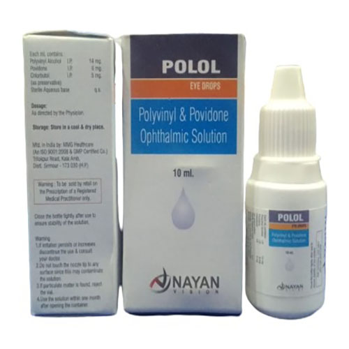 Product Name: Polol, Compositions of Polol are Polyethylene & Povodone Ophthalmic Solution - Arlak Biotech