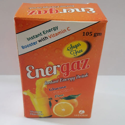 Product Name: Energaz, Compositions of Energaz are Glucose Vitamin zinc - Leegaze Pharmaceuticals Private Limited