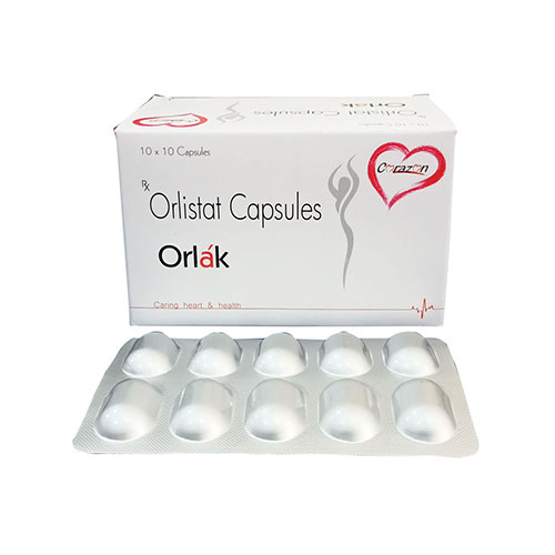 Product Name: Orlak, Compositions of Orlak are Orlistat Capsules - Arlak Biotech