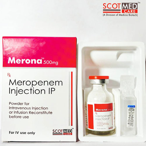 Product Name: Merona, Compositions of Merona are Meropenem - Maxsquare Healthcare