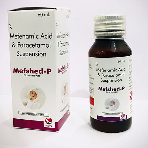 Product Name: Mefshed P, Compositions of Mefshed P are Mefenamic acid & paracetamol - Shedwell Pharma Private Limited