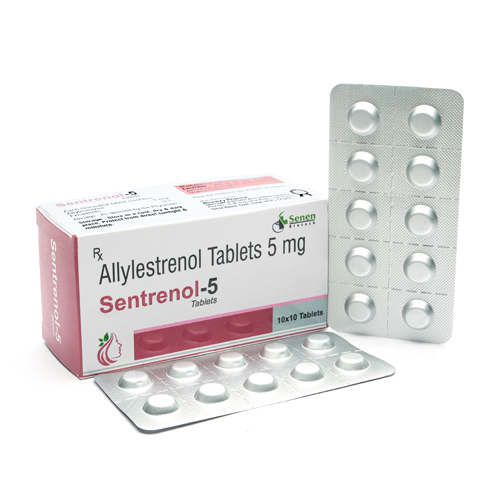 Product Name: Sentrenol 5, Compositions of Sentrenol 5 are Allylestrenol Tablets 5mg - Senen Biotech
