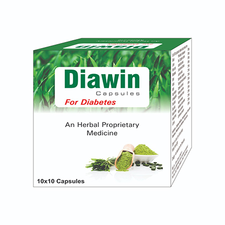 Product Name: Diawin, Compositions of Diawin are An Herbal Proprietary Medicine - Marowin Healthcare