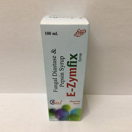 Product Name: E Zymfix , Compositions of E Zymfix  are Fungal Diastate & Pepsin Syrup - Bkyula Biotech