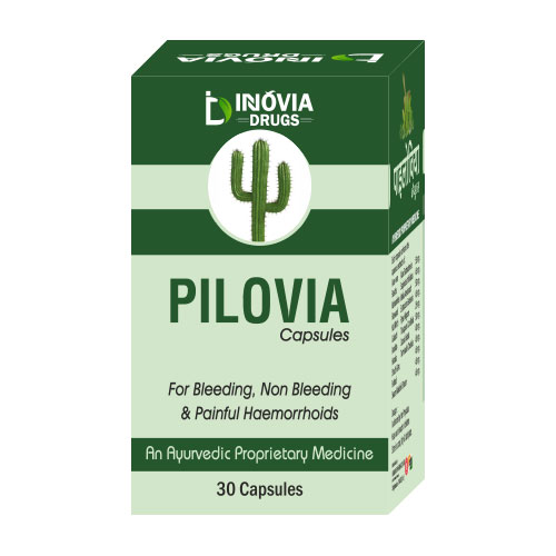 Product Name: Pilovia, Compositions of Pilovia are An Ayurvedic Proprietary Medicine - Innovia Drugs