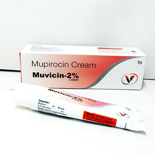 Product Name: Muvicin, Compositions of Muvicin are MUPIROCIN 2% OINTMENT - Voizmed Pharma Private Limited