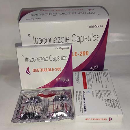 Product Name: Zeetrazole 200, Compositions of Zeetrazole 200 are Itraconazone Capsules - NG Healthcare Pvt Ltd