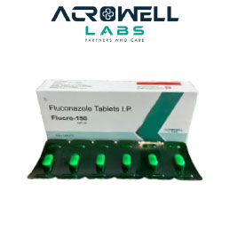Product Name: Flucro 150, Compositions of Flucro 150 are Fluconazole Tablets IP - Acrowell Labs Private Limited
