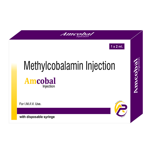 Product Name: Amcobal, Compositions of are Methylcobalamin Injection  - Ambrosia Pharma