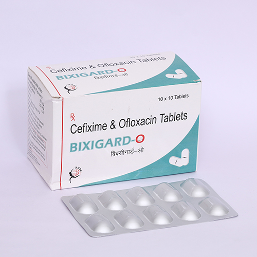 Product Name: BIXIGARD O, Compositions of BIXIGARD O are Cefixime & Ofloxacin Tablets - Biomax Biotechnics Pvt. Ltd