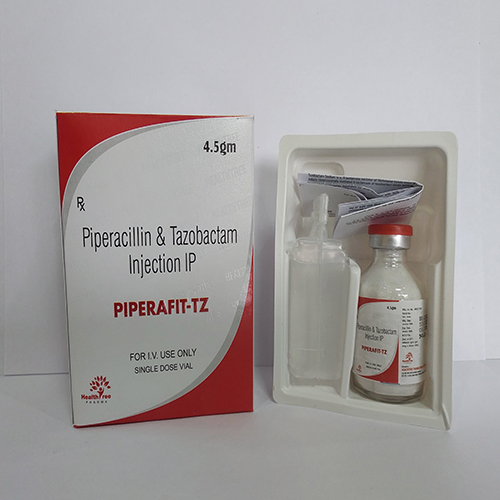 Product Name: Piperafit AZ, Compositions of Piperafit AZ are Piperacillin & Tazobactam Injection IP - Healthtree Pharma (India) Private Limited