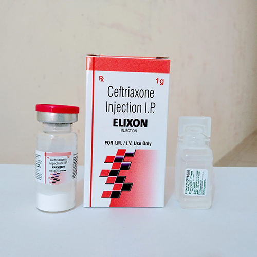 Product Name: Elixon, Compositions of Elixon are Ceftriaxone Injection IP - Elisun Biotech