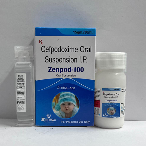Product Name: ZENPOD 100, Compositions of ZENPOD 100 are Cefpodoxime Oral Suspension IP - Zenox Pharmaceuticals