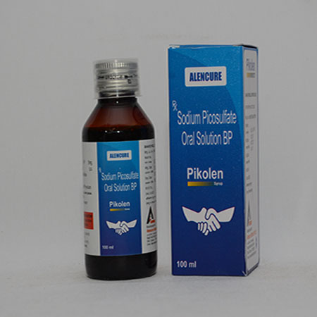 Product Name: PIKOLEN, Compositions of PIKOLEN are Sodium Picosulfate Oral Solution BP - Alencure Biotech Pvt Ltd