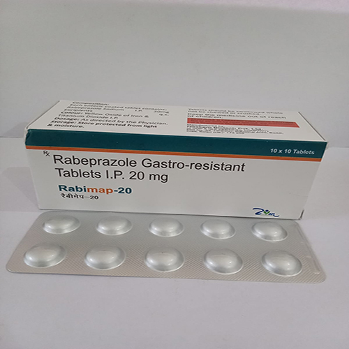 Product Name: Rabimap 20, Compositions of Rabimap 20 are Rabeprazole Gastor-resistant Tablets I.P. 20 mg  - Arlig Pharma
