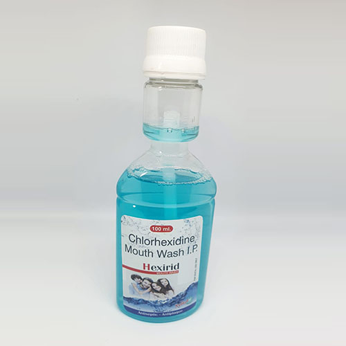 Product Name: Hexirid, Compositions of Hexirid are Chlorehexidine Mouthwash IP - Pride Pharma