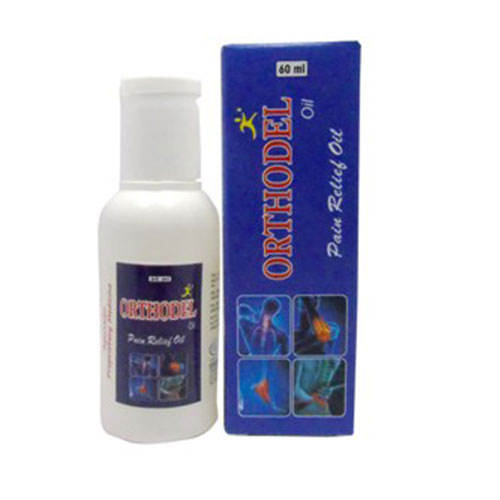 Product Name: ORTHODEL, Compositions of ORTHODEL are Pain Relief Oil - Edelweiss Lifecare