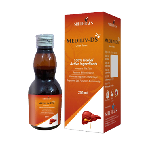 Product Name: Mediliv DS, Compositions of 100% Herbal Active Ingredients are 100% Herbal Active Ingredients - Sbherbals