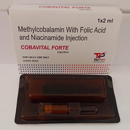 Product Name: Cobavital Forte, Compositions of Cobavital Forte are Methylcobalamin with Folic Acid & Nicotinamide Injection - Macro Labs Pvt Ltd