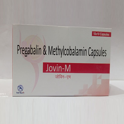 Product Name: Jovin M, Compositions of Jovin M are Pregablin & Methylcobalamin Capsules - Yazur Life Sciences