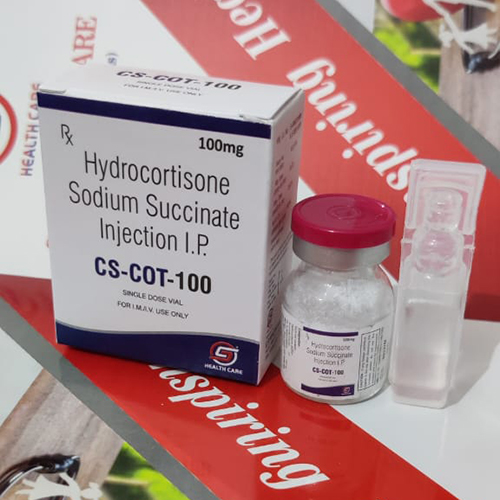 Product Name: CS COT 100, Compositions of CS COT 100 are Hydrocortisone Sodium Succinate Injection I.P. - C.S Healthcare