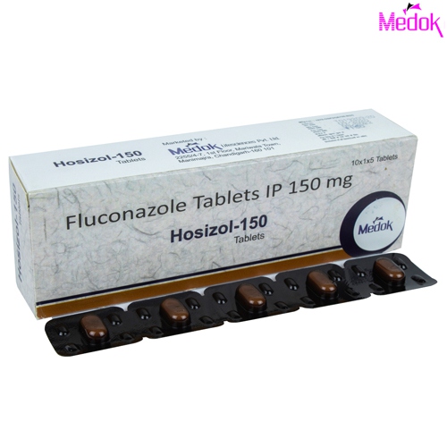 Product Name: Hosizol  150, Compositions of Hosizol  150 are Fluconazole 150 mg  (Blister) - Medok Life Sciences Pvt. Ltd