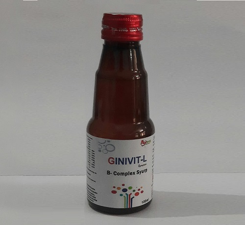 Product Name: Ginivit L, Compositions of Ginivit L are B-Complex Syrup - Aidway Biotech