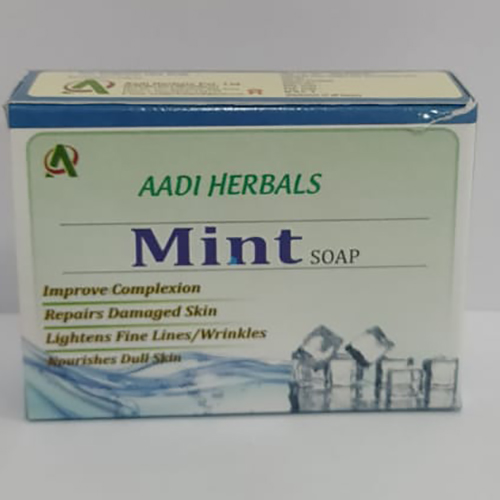 Product Name: Mint, Compositions of Improve Complexion,Repairs Damaged Skin,Lightens Fine Lines/Wrinkles,Nourishes Dull Skin are Improve Complexion,Repairs Damaged Skin,Lightens Fine Lines/Wrinkles,Nourishes Dull Skin - Aadi Herbals Pvt. Ltd