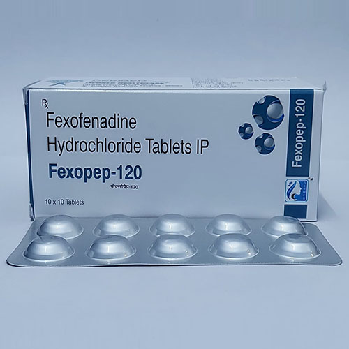 Product Name: FEXOPEP 120, Compositions of FEXOPEP 120 are Fexofenadine Hydrochloride Tablets IP - WHC World Healthcare