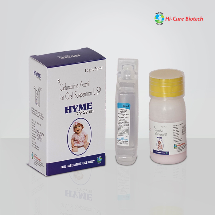Product Name: HYME , Compositions of CEFUROXIME AXETIL  125 MG are CEFUROXIME AXETIL  125 MG - Reomax Care