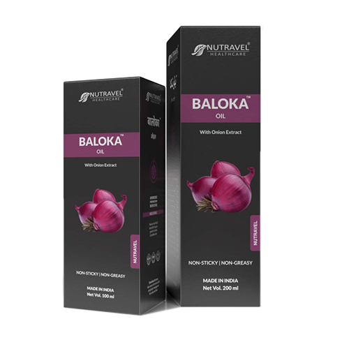 Product Name: Baloka oil, Compositions of Baloka oil are NON-STICKY NON-GREASY - Nutravel Healthcare