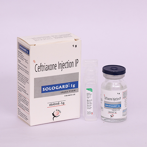 Product Name: SOLOGARD, Compositions of SOLOGARD are Ceftiaxone Injection IP - Biomax Biotechnics Pvt. Ltd