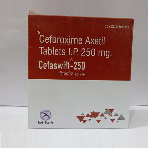 Product Name: Cefaswift 250, Compositions of Cefaswift 250 are Cefuroxime Axetil Tablets IP 250 mg - Yazur Life Sciences