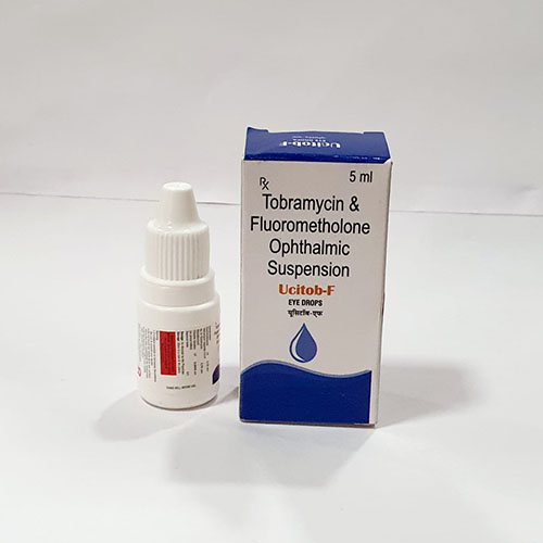 Product Name: Ucitob F, Compositions of Ucitob F are Tobramycin  & Fluorometholone Ophthalmic Suspension - Pride Pharma