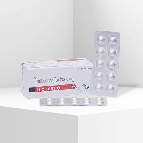 Product Name: Loxicort, Compositions of Loxicort are Daflazacort Tablets 6 mg - Velox Biologics Private Limited