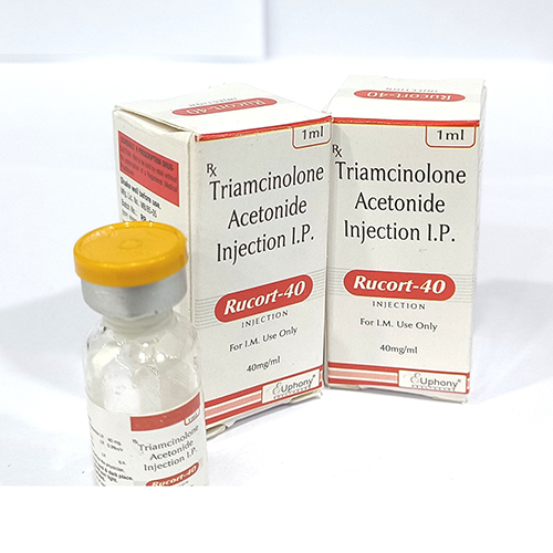 Product Name: Rucort 40, Compositions of Rucort 40 are Triamcinolone Acetonide Injection I.P. - Euphony Healthcare