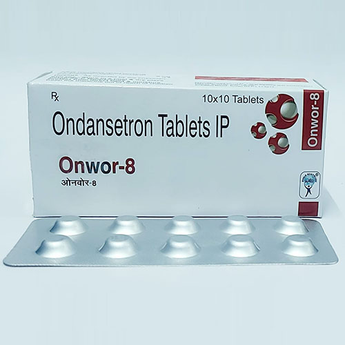 Product Name: Onwor 8, Compositions of Onwor 8 are Ondansetron Tablets IP - WHC World Healthcare