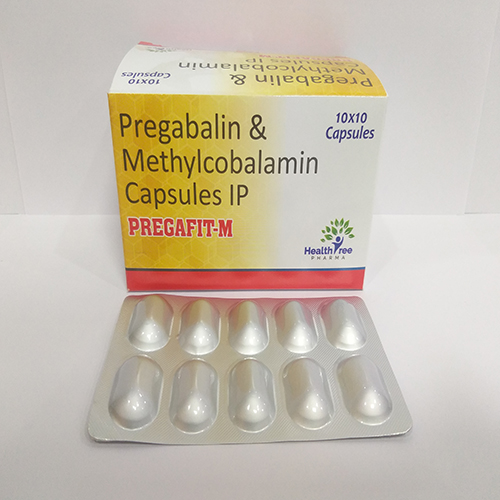 Product Name: Pregafit M, Compositions of Pregafit M are Pregabalin & Methylcobalamin Capsules IP - Healthtree Pharma (India) Private Limited