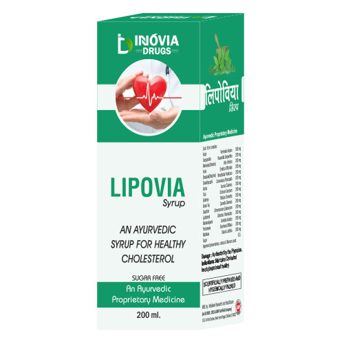 Product Name: Lipovia, Compositions of Lipovia are An Ayurvedic Proprietary Medicine - Innovia Drugs