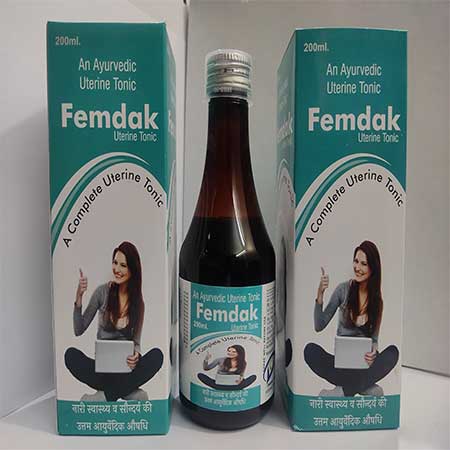 Product Name: Femdak, Compositions of Femdak are An Ayurvedic Utreen Tonic - Dakgaur Healthcare