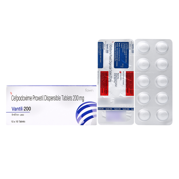 Product Name: VANTIL 200, Compositions of Cefpodoxime Proxetil Dispersible 200 mg . are Cefpodoxime Proxetil Dispersible 200 mg . - Fawn Incorporation