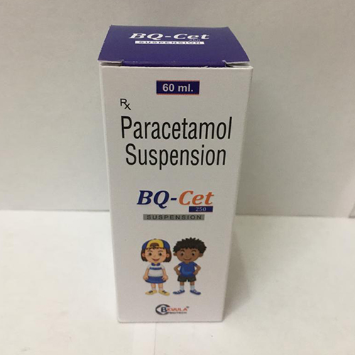 Product Name: BQ   Cet, Compositions of BQ   Cet are Paracetamol Suspension - Bkyula Biotech