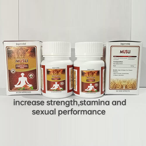 Product Name: Musli , Compositions of Musli  are Increase Strength,Stamina and Sexual Performance - DP Ayurveda