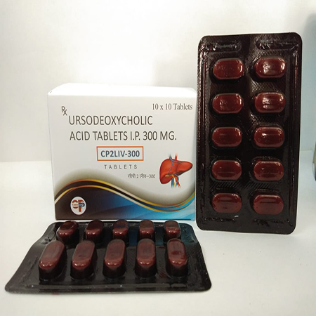 Product Name: CP2Liv 300, Compositions of CP2Liv 300 are Ursodeoxycholic Acid 300 Mg - Cassopeia Pharmaceutical Pvt Ltd