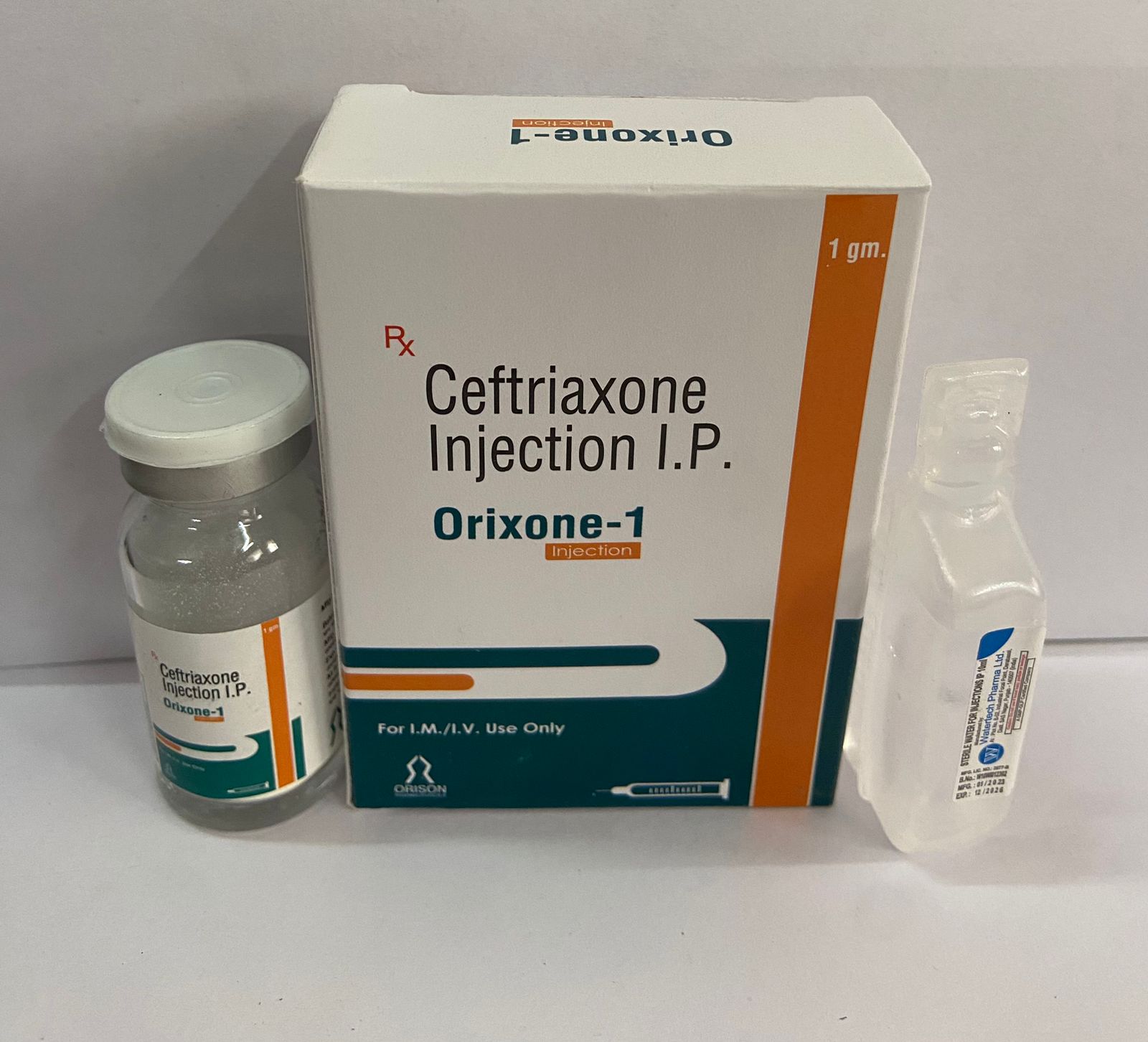 Product Name: Ceftriaxone Injection IP, Compositions of Ceftriaxone Injection IP are Ceftriaxone Injection IP - Orison Pharmaceuticals