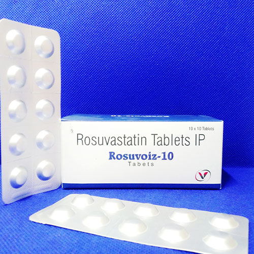 Product Name: Rosuvoiz 10, Compositions of Rosuvoiz 10 are ROSUVASTATIN 10MG  - Voizmed Pharma Private Limited