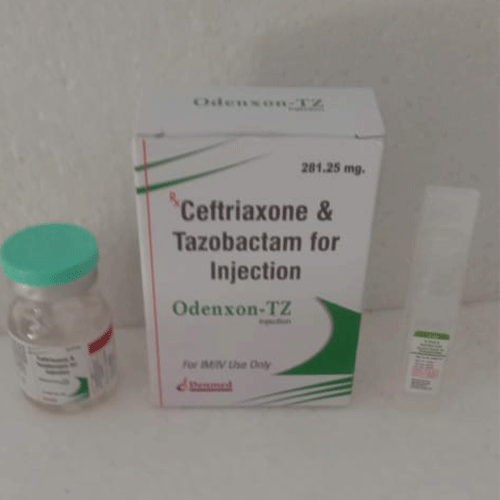 Product Name: Odenxon TZ, Compositions of Odenxon TZ are Ceftriaxone & Tazobactam - Denmed Pharmaceutical